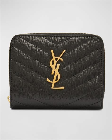 ysl bifold zip wallet|saint laurent men wallet.